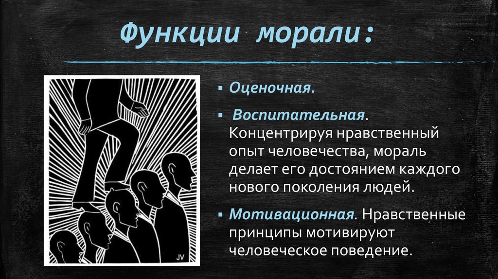 Функции морали: