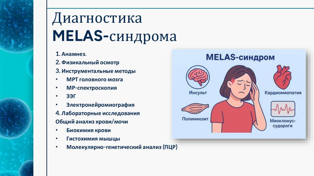 Диагностика MELAS-синдрома