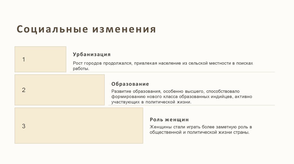 Социальные изменения