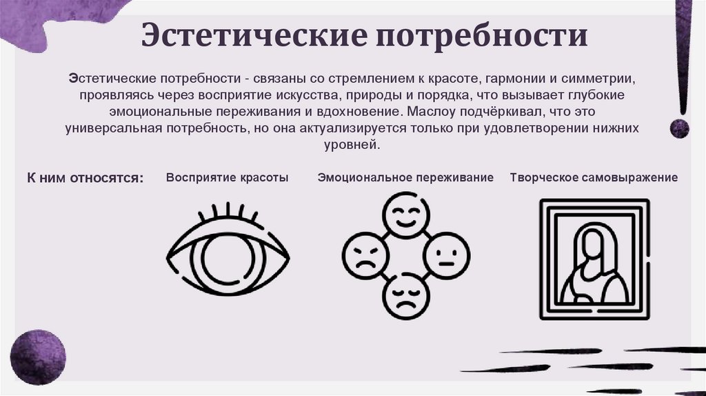 Эстетические потребности