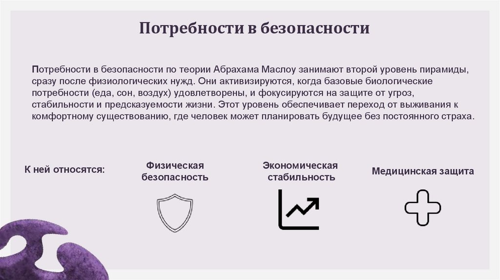 Потребности в безопасности