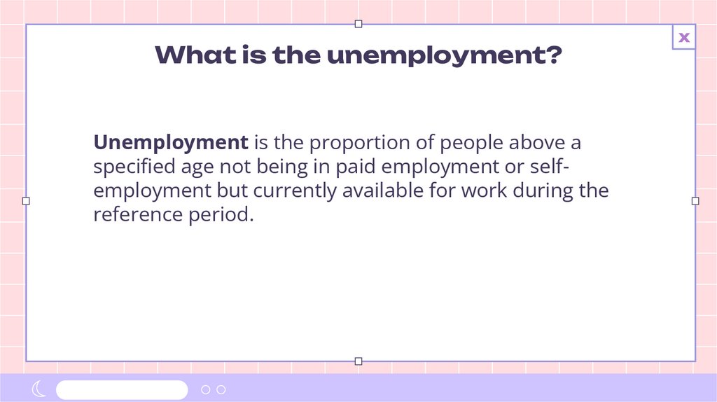What is the unemployment?