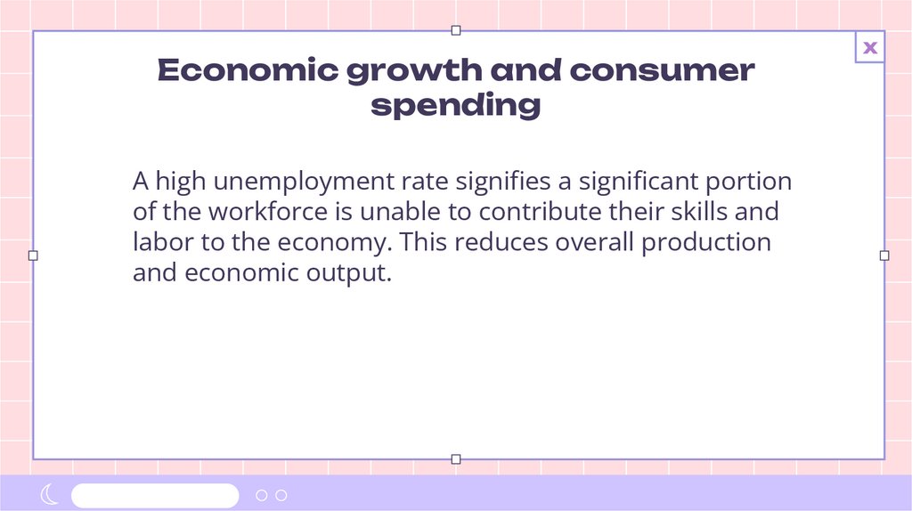 Economic growth and consumer spending