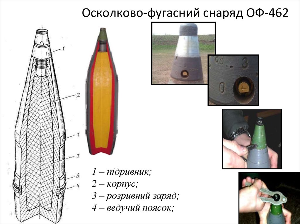 Осколково-фугасний снаряд ОФ-462