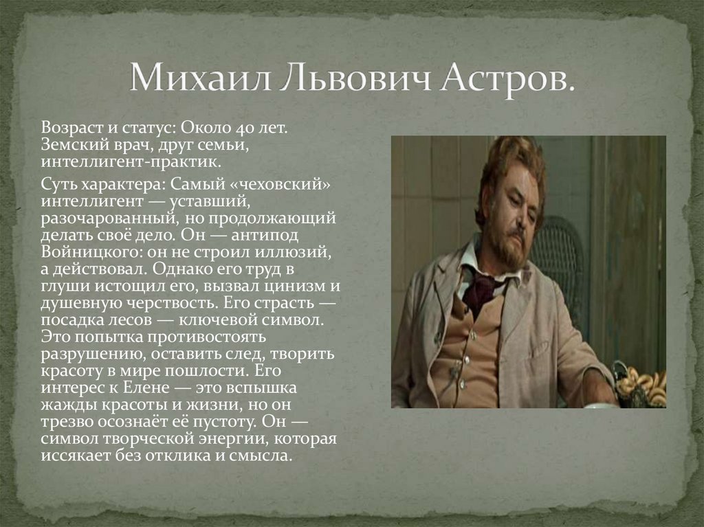 Михаил Львович Астров.