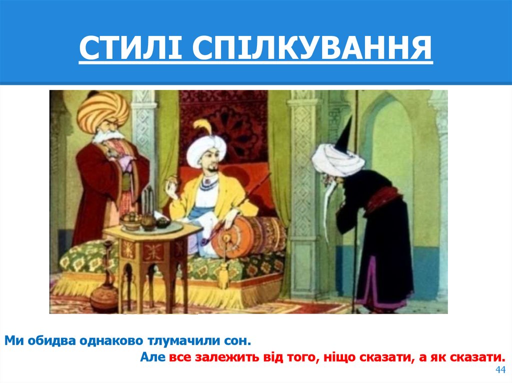 СТИЛІ СПІЛКУВАННЯ