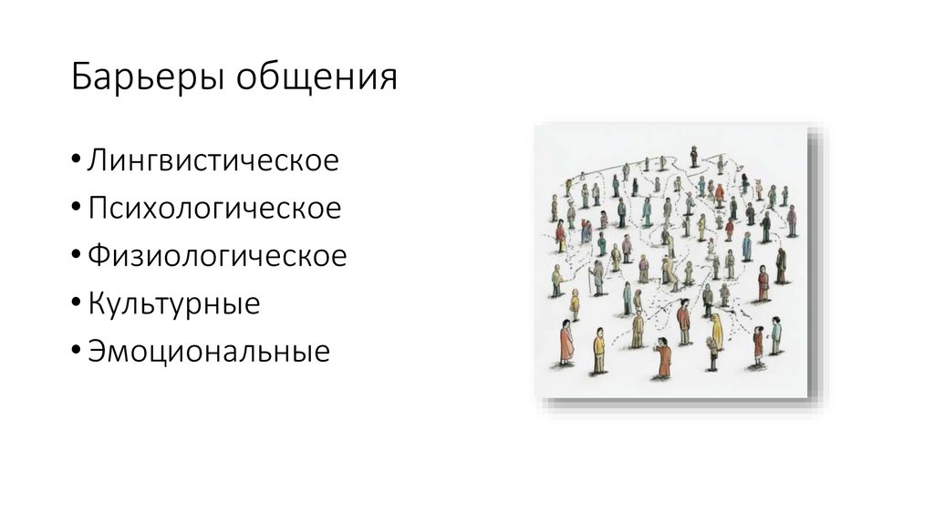 Барьеры общения