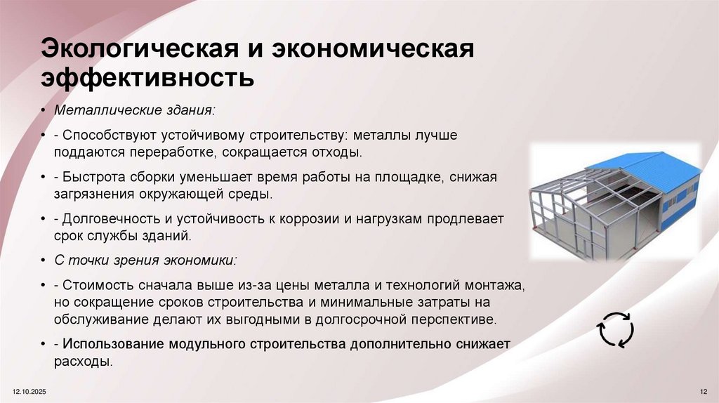 Экологическая и экономическая эффективность