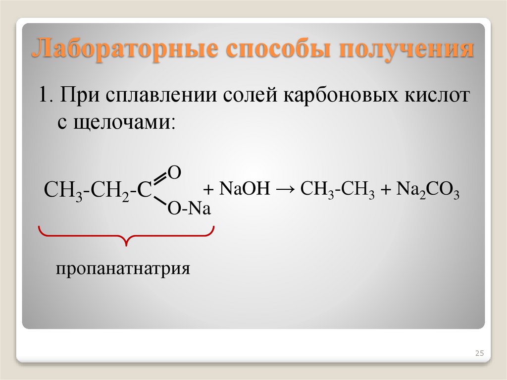 Лабораторные способы получения