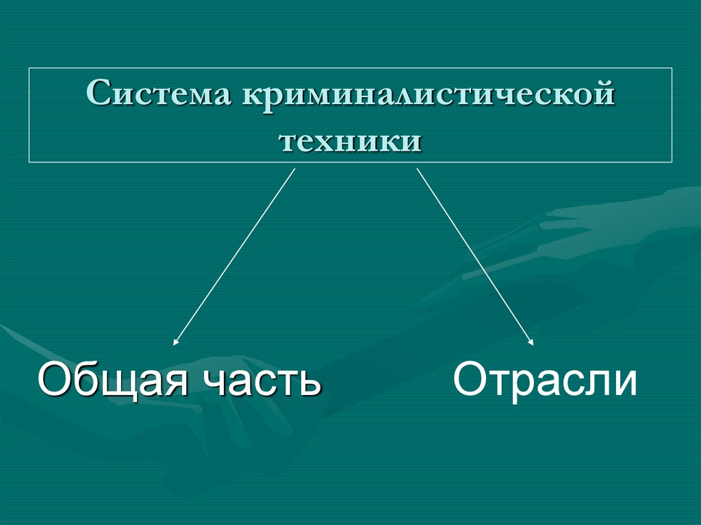 Система криминалистической техники