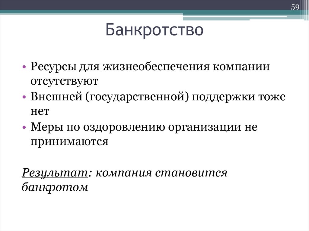 Банкротство