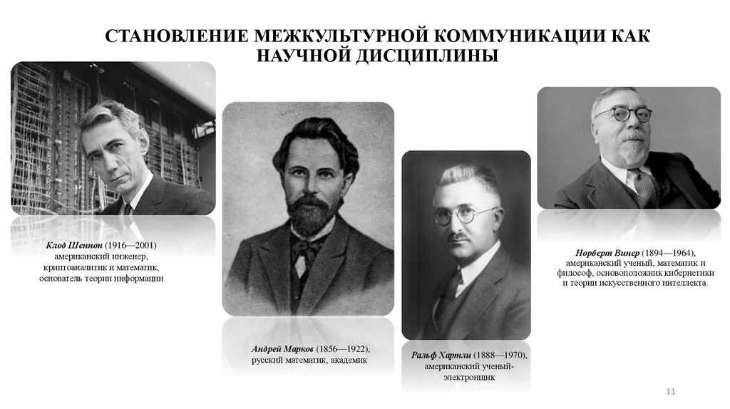 СТАНОВЛЕНИЕ МЕЖКУЛЬТУРНОЙ КОММУНИКАЦИИ КАК НАУЧНОЙ ДИСЦИПЛИНЫ