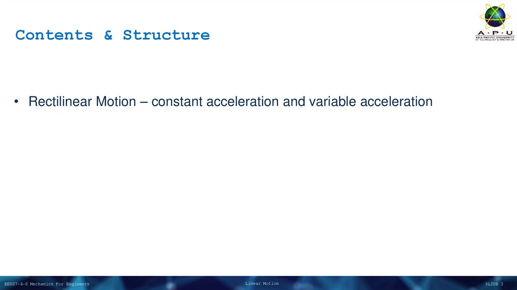 Contents & Structure