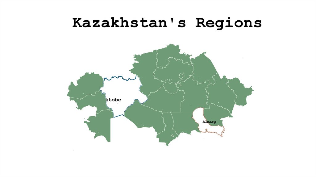Kazakhstan's Regions