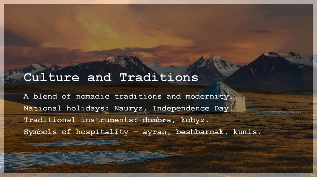 Culture and Traditions