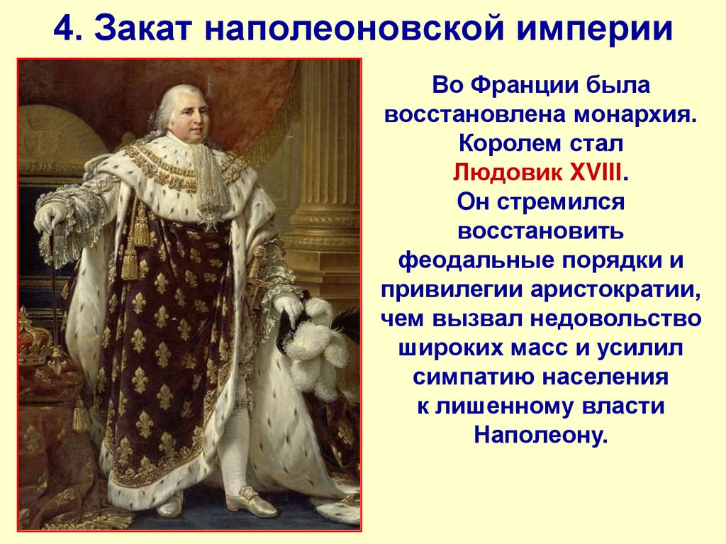 4. Закат наполеоновской империи