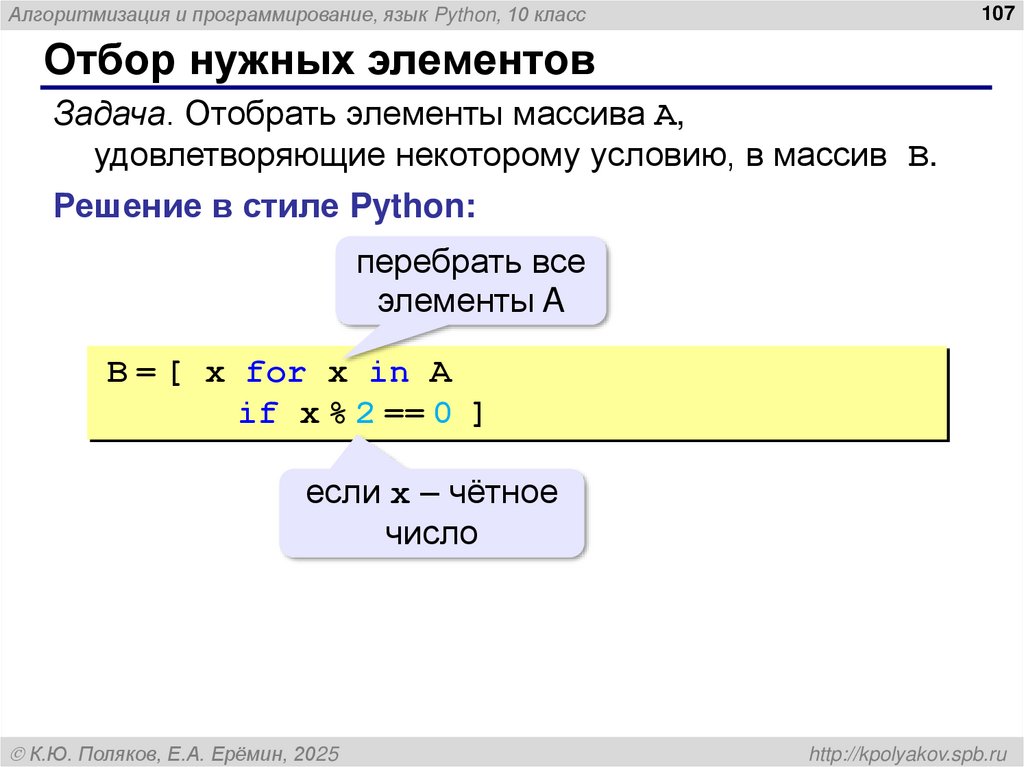 Срезы в Python