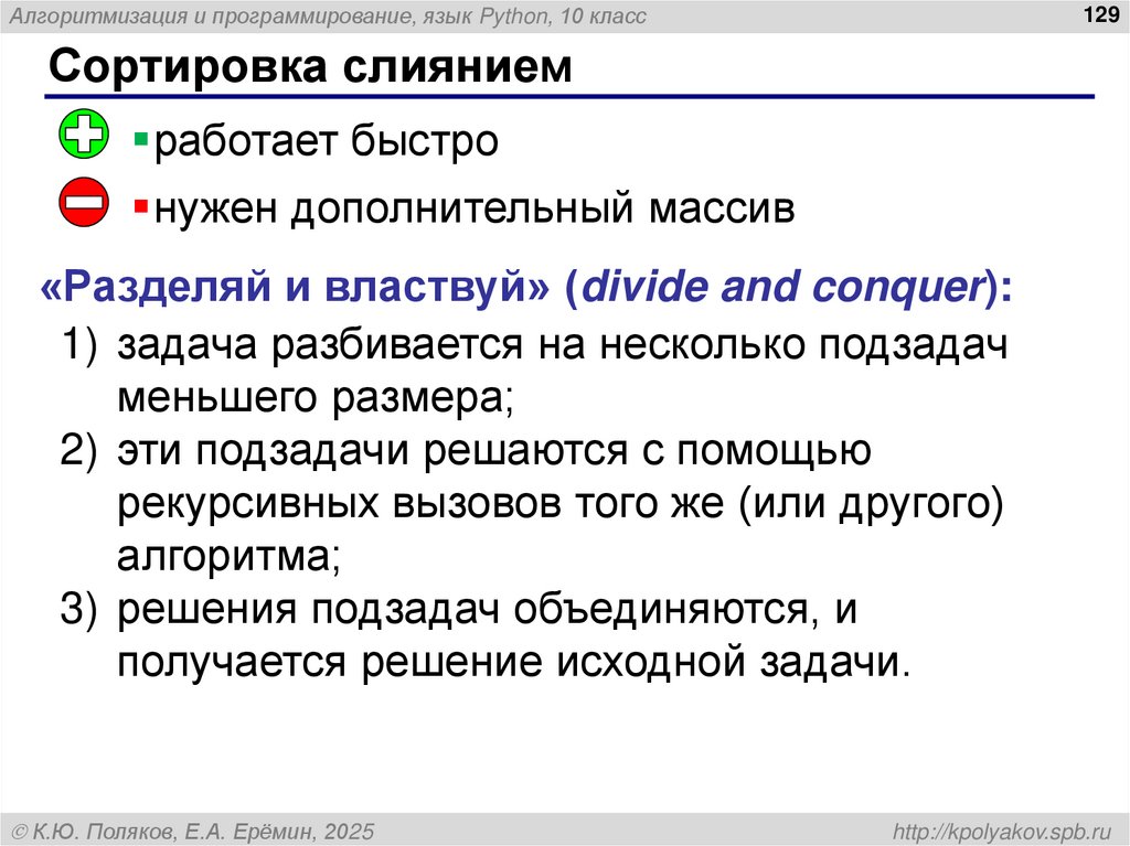 Метод вставок (insertion sort)