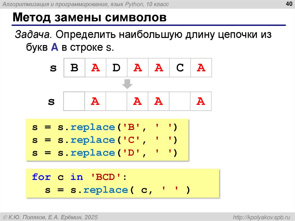 Самая длинная цепочка
