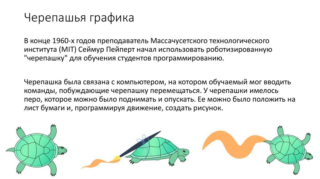 Черепашья графика