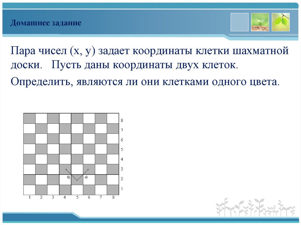 Домашнее задание