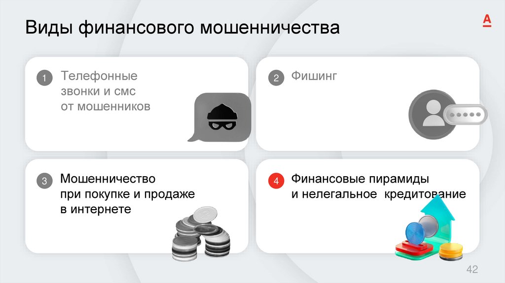 Виды финансового мошенничества