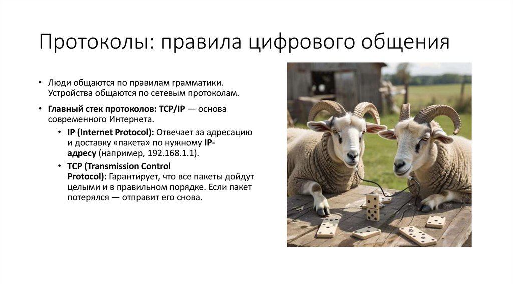 Протоколы: правила цифрового общения
