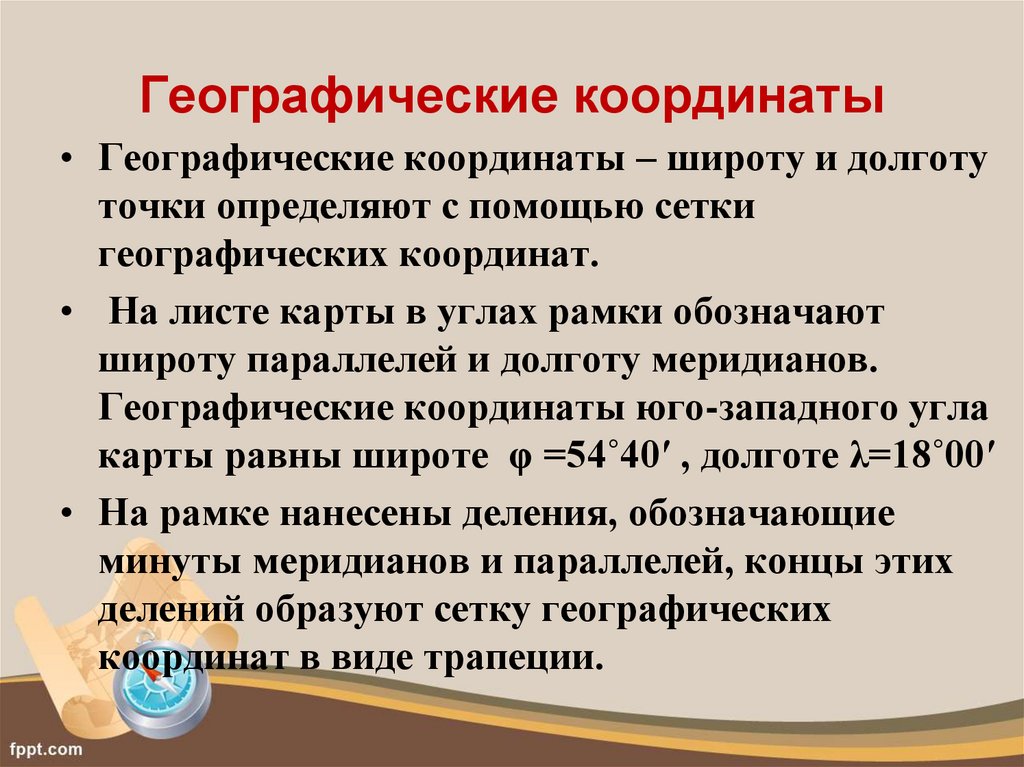 Географические координаты