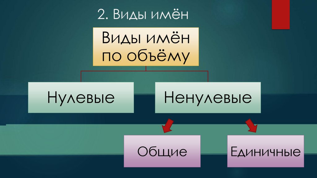 2. Виды имён