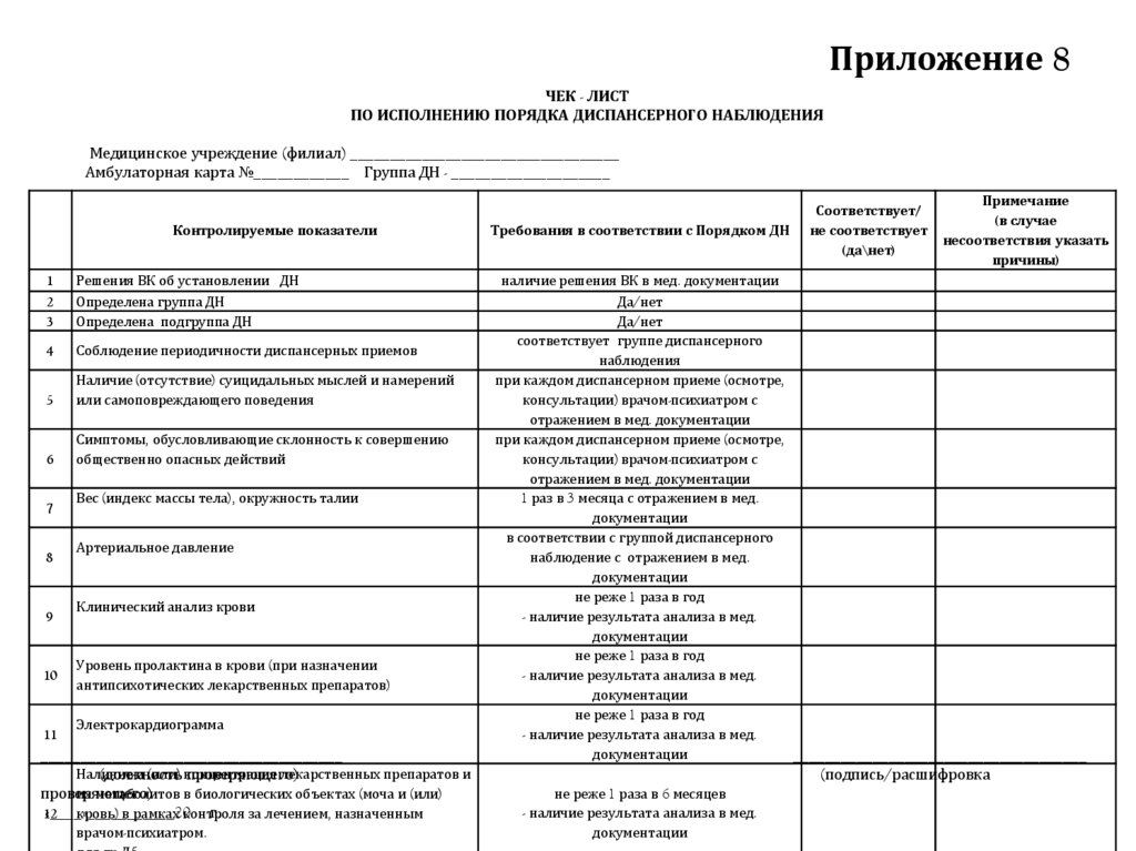 Приложение 8