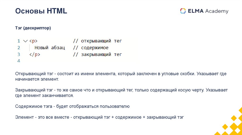 Основы HTML