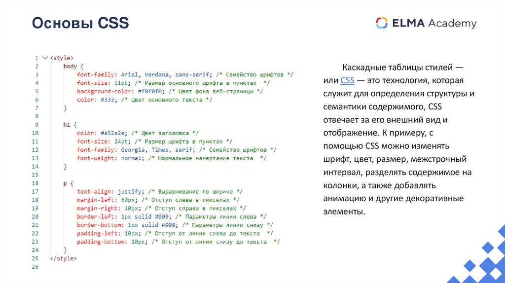 Основы CSS