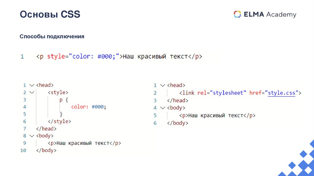 Основы CSS