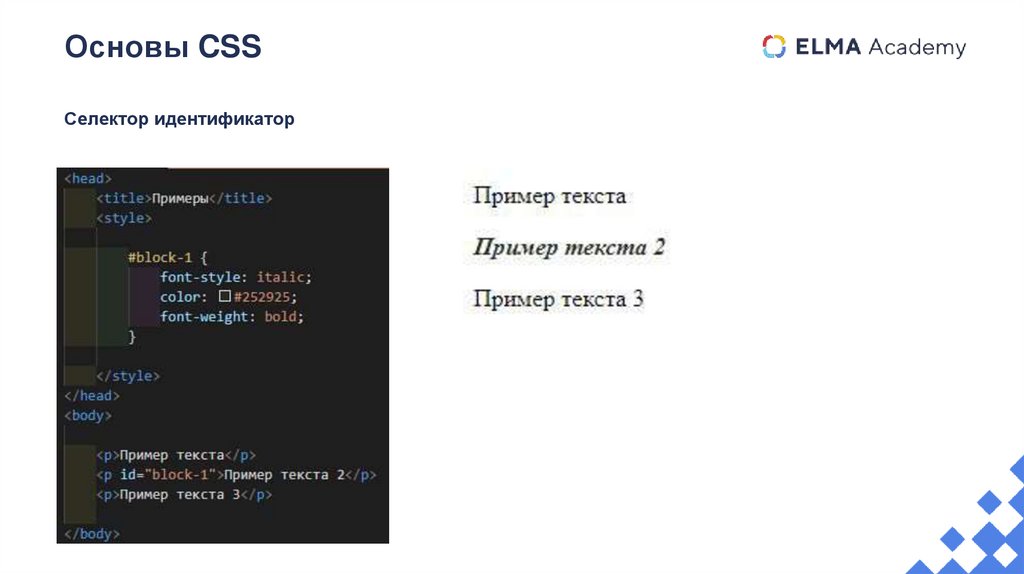 Основы CSS
