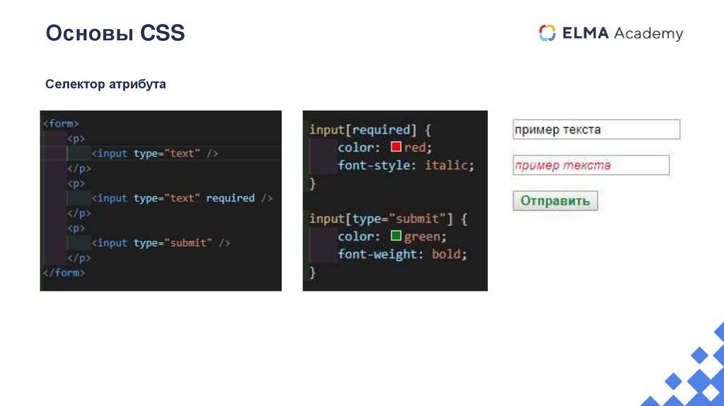 Основы CSS