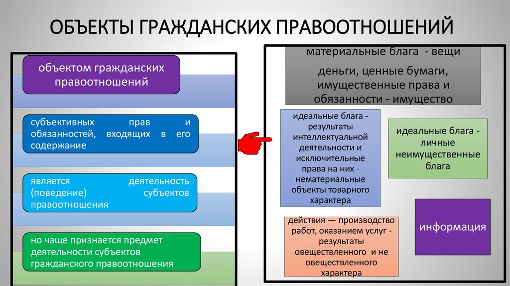 ОБЪЕКТЫ ГРАЖДАНСКИХ ПРАВООТНОШЕНИЙ