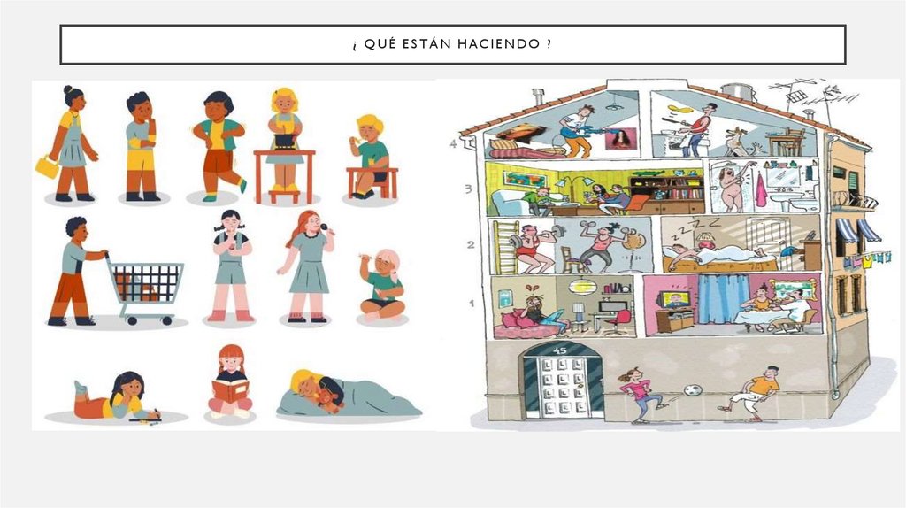 ¿ Qué están haciendo ?