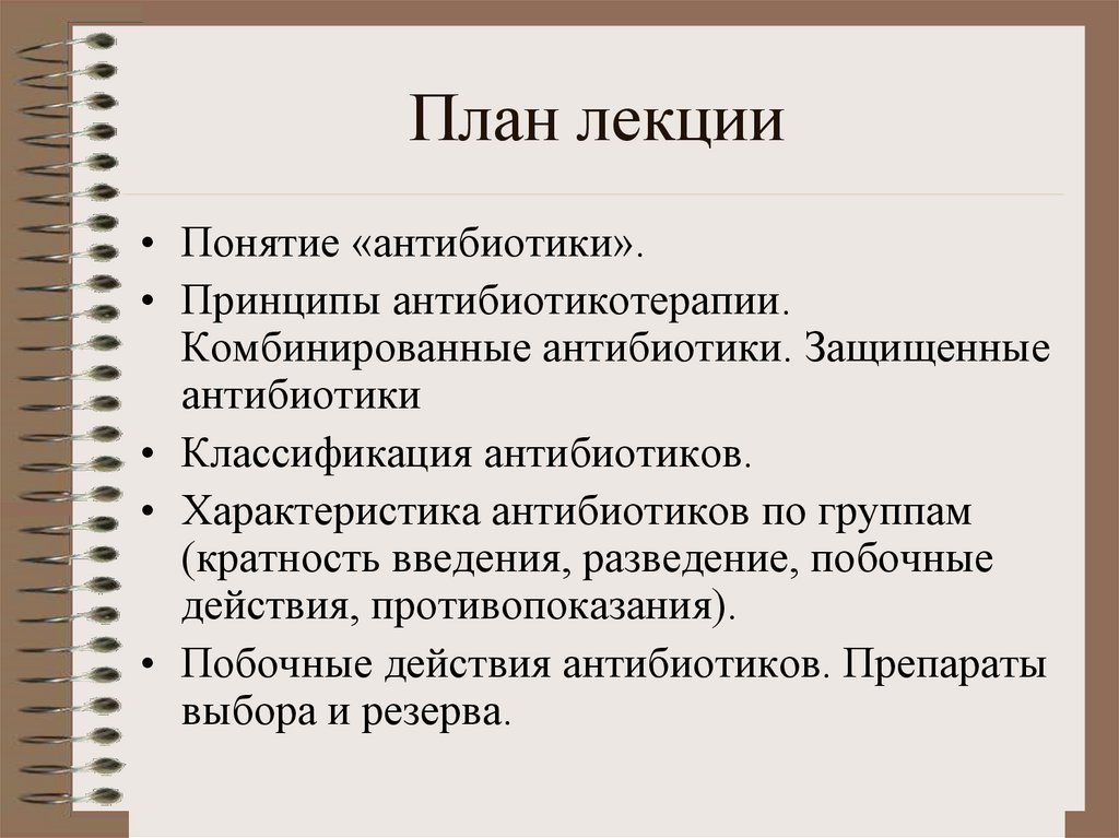 План лекции