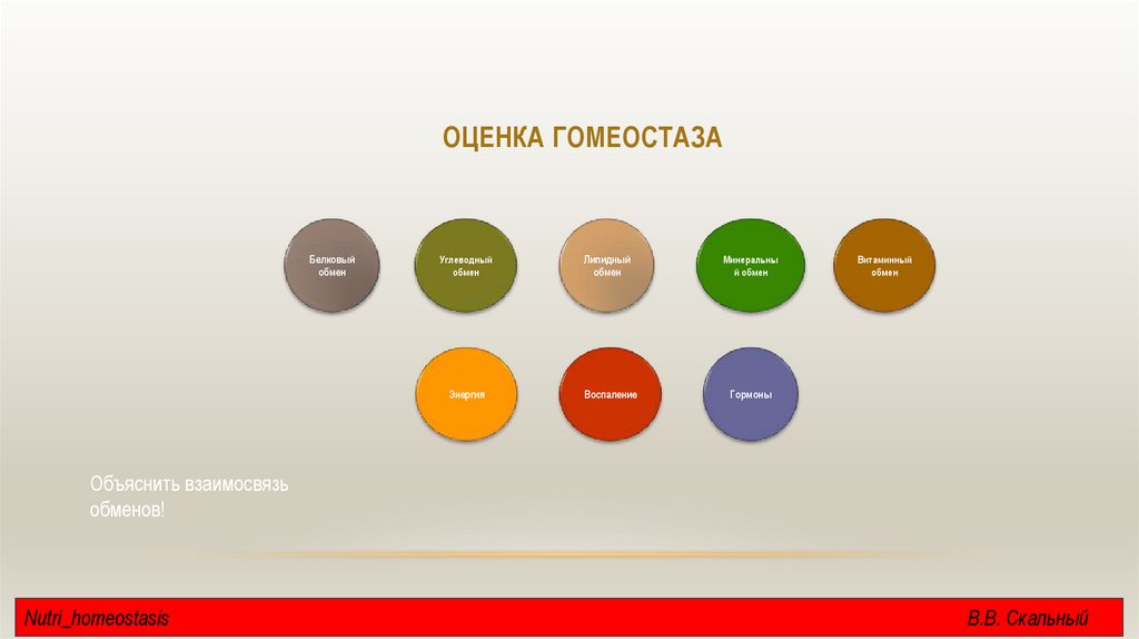 Оценка гомеостаза