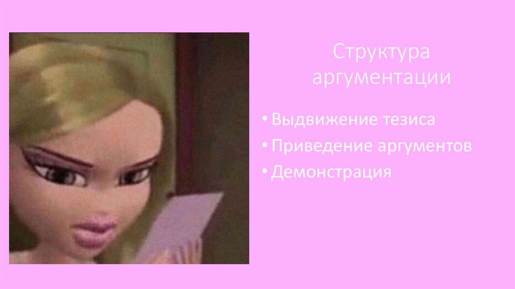 Структура аргументации
