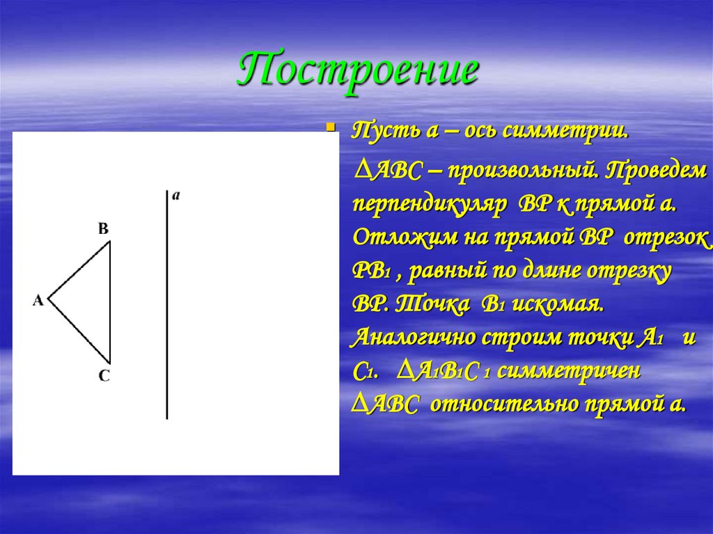 Построение