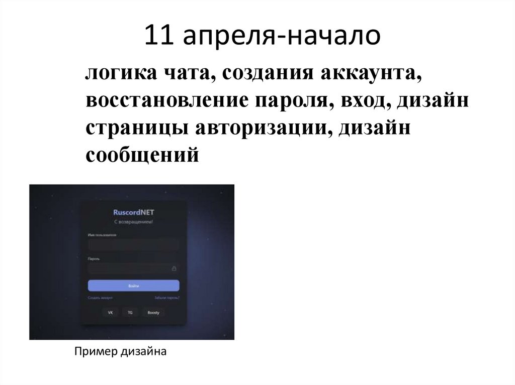 11 апреля-начало
