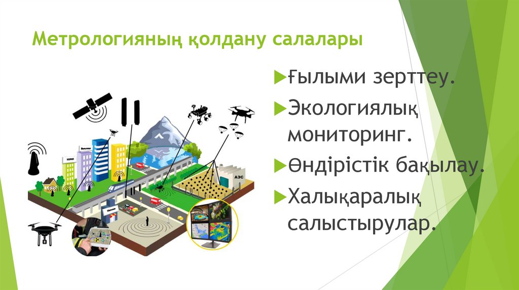 Метрологияның қолдану салалары