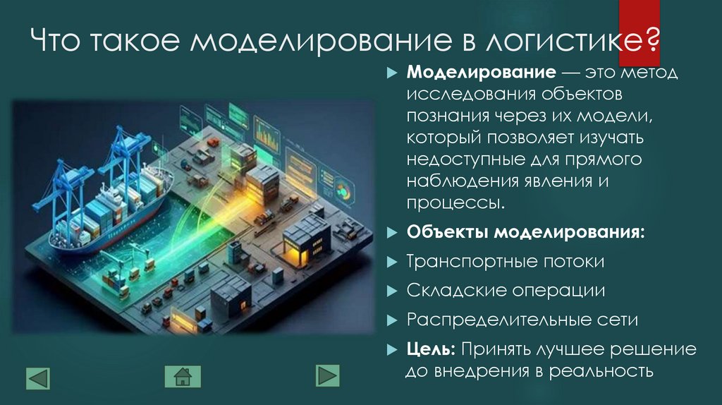 Что такое моделирование в логистике?