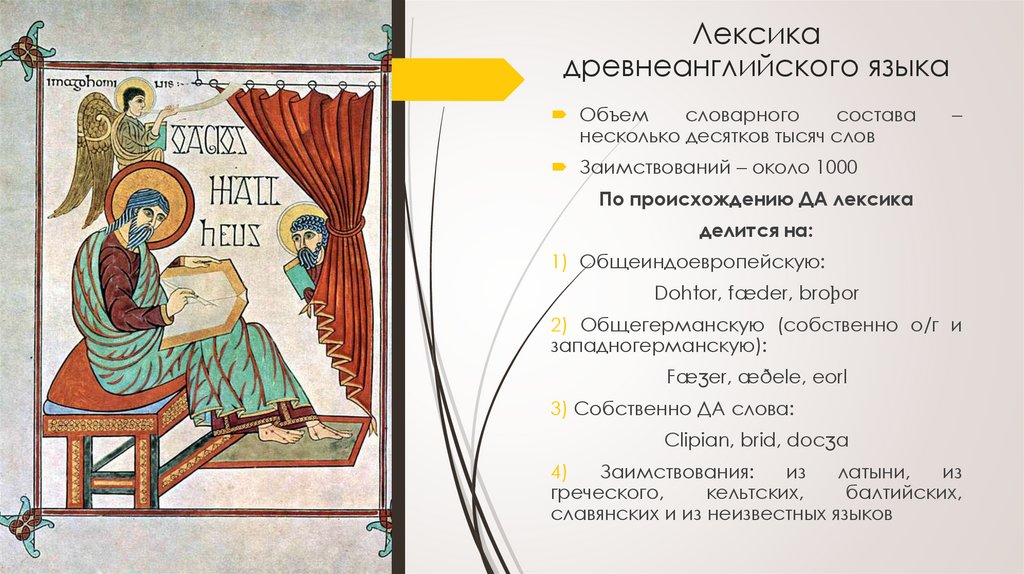 Лексика древнеанглийского языка