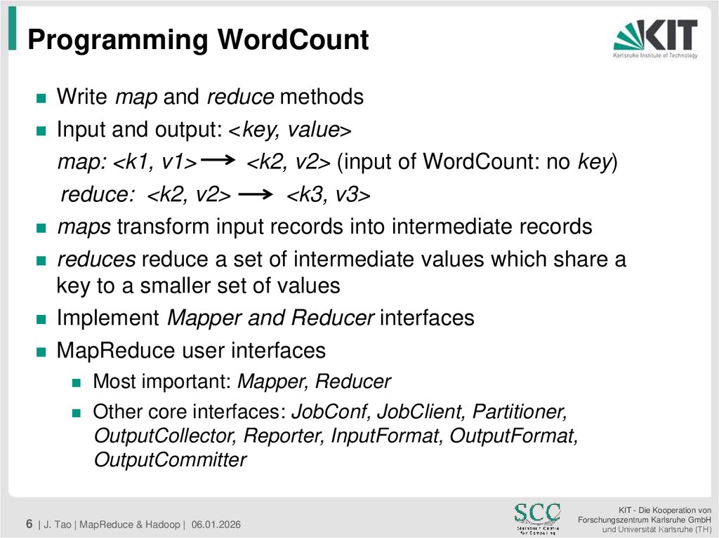 Programming WordCount