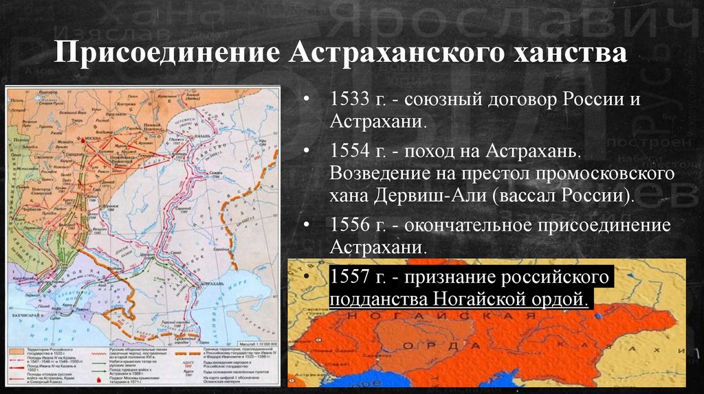 Присоединение Астраханского ханства