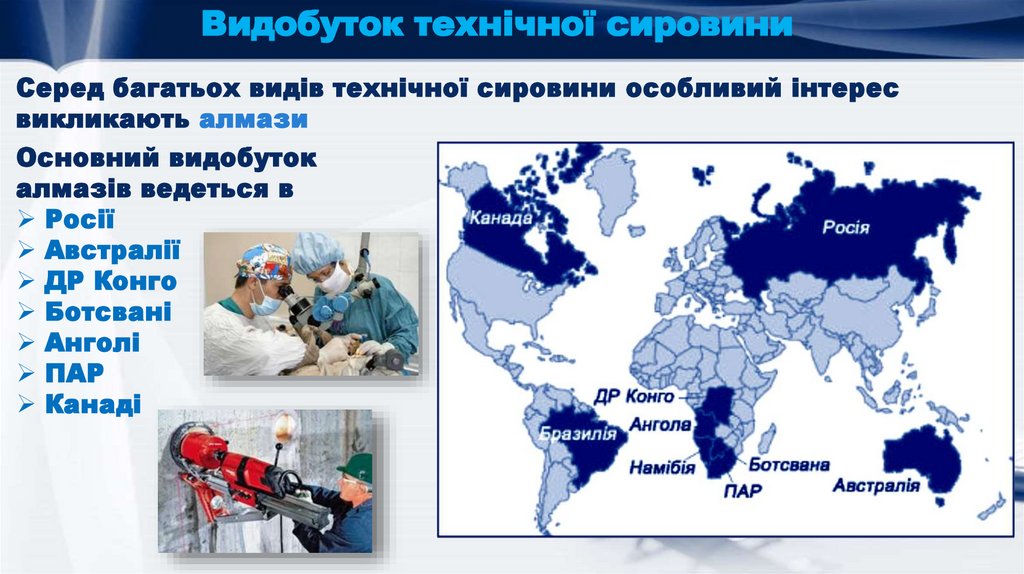 Видобуток технічної сировини