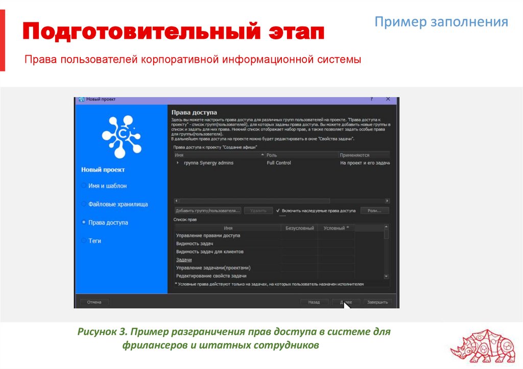 Подготовительный этап