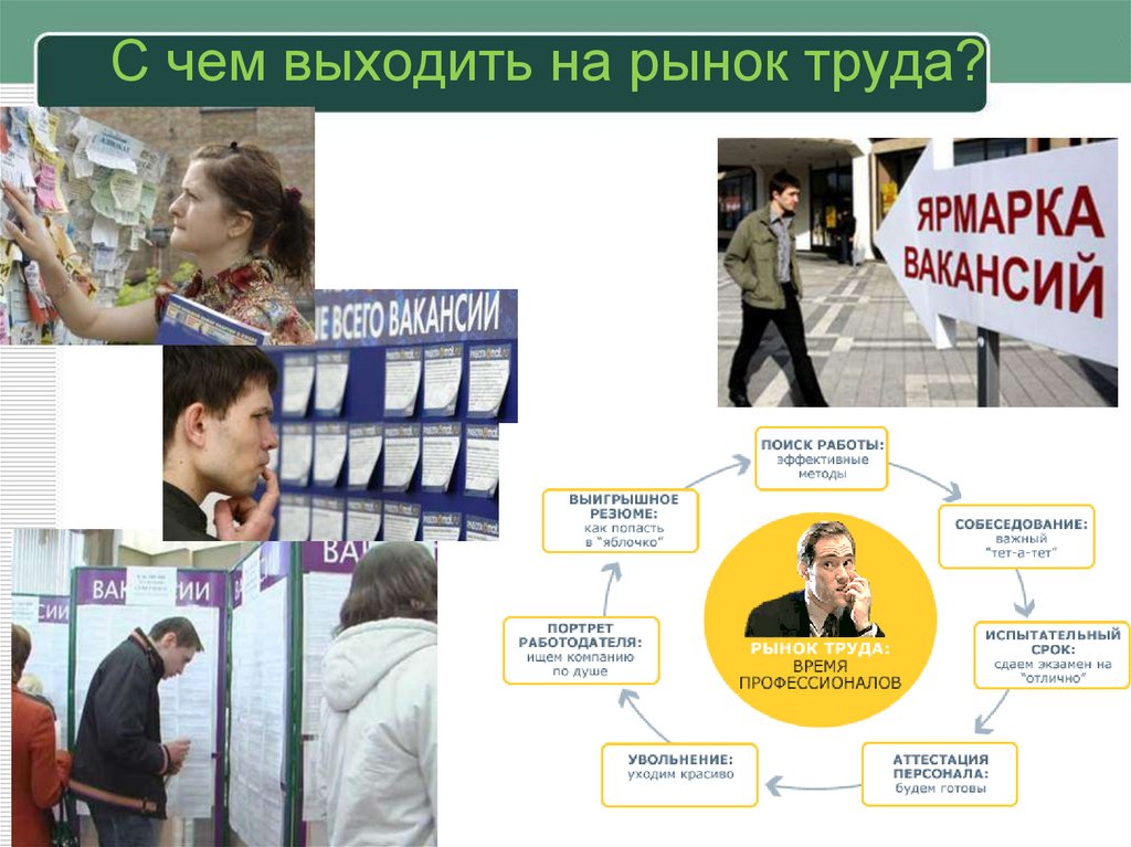 С чем выходить на рынок труда?
